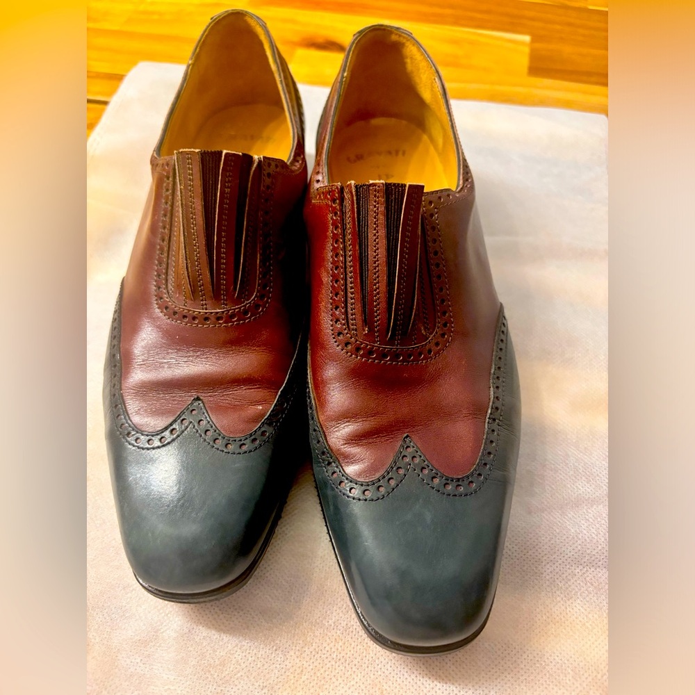 Gravati Per Arthur Beren Slip On Wing-Tip Look Women’s Loafer 7 NARROW